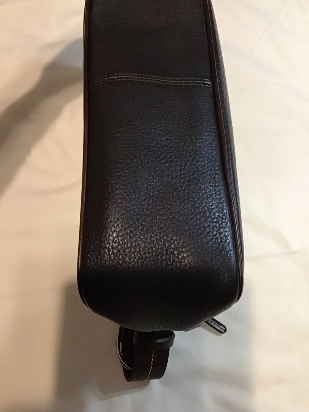 Dooney & Bourke Hobo Bag, Lined, Black Pebbled Leather